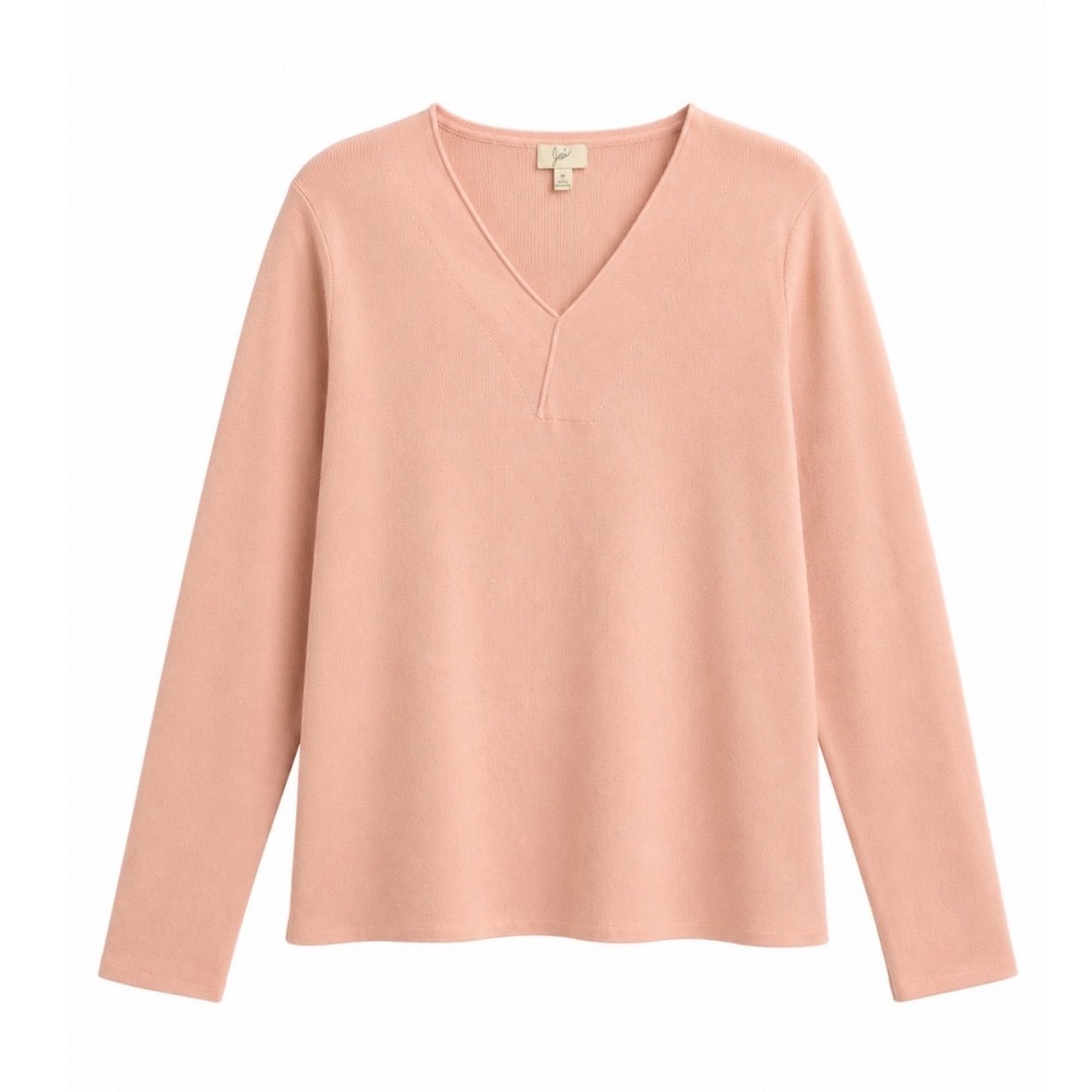J. Jill Soft Pink V-Neck Sweater